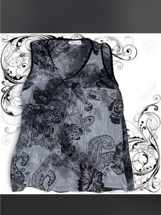 Cato Tops - Y2K 2000s Cato V Neck Babydoll Fairy Top